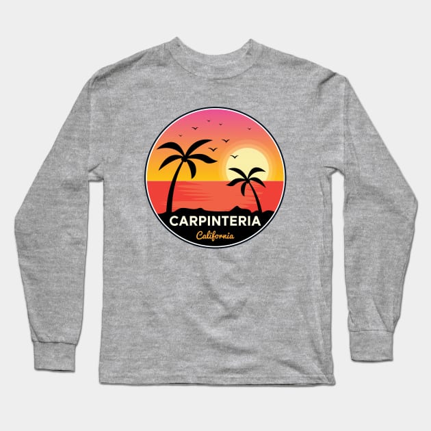 Carpinteria California Long Sleeve T-Shirt by Mark Studio